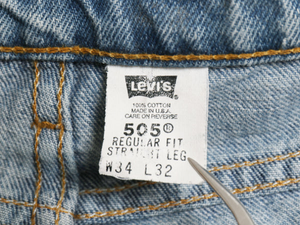 90s USA製 リーバイス 505 デニム パンツ メンズ 34 32 / オールド
