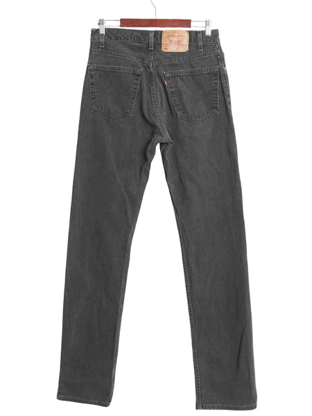 00s USA製 リーバイス 505 ブラック デニム パンツ メンズ 32 36 オールド ジーンズ ジーパン Gパン スリム ストレート ボトムス 赤タブ 黒