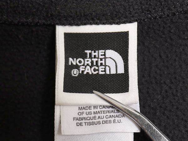 00s ノースフェイス フリース プルオーバー メンズ M / オールド アウトドア ロンT ハーフジップ 長袖 Tシャツ ハイネック 薄手 ブラック
