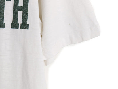 80s USA製 DARTMOUTH カレッジ プリント 半袖 Tシャツ メンズ XL 小さめ L 程 ヴィンテージ シングルステッチ ヘインズ 雰囲気系 ホワイト