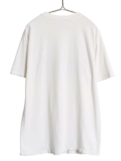 80s USA製 DARTMOUTH カレッジ プリント 半袖 Tシャツ メンズ XL 小さめ L 程 ヴィンテージ シングルステッチ ヘインズ 雰囲気系 ホワイト