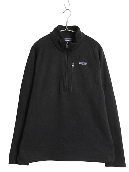 パタゴニア ベターセーター ハーフジップ メンズ L / 古着 19年製 アウトドア フリース セーター 裏起毛 ジャケット プルオーバー ブラック
