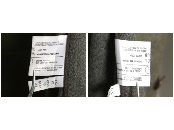 90s イギリス製 バーバリー プローサム ウール ロング コート レディース M 程 古着 オールド フード パーカー ローデン トラッド オリーブ