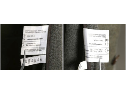 90s イギリス製 バーバリー プローサム ウール ロング コート レディース M 程 古着 オールド フード パーカー ローデン トラッド オリーブ