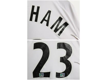 00s アディダス ロサンゼルス ギャラクシー ベッカム サッカー ユニフォーム メンズ M / 正規品 MLS 2007 オフィシャル 当時物 ホーム 白