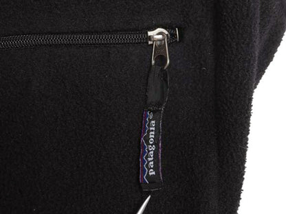 90s USA製 パタゴニア アクティビスト フリース ビブ メンズ レディース M 古着 オールド Rマーク オールインワン ツナギ キャプリーン 黒