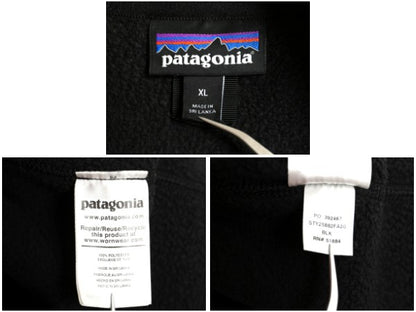 パタゴニア ベターセーター ベスト メンズ XL / 20年製 フリース セーター 前開き フルジップ 重ね着 ワンポイント 大きいサイズ ブラック