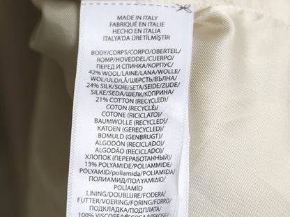 デッドストック イタリア製 ポロ ラルフローレン テーラード ジャケット レディース M 程/ 新品 ウール シルク ブレザー トラッド きれいめ