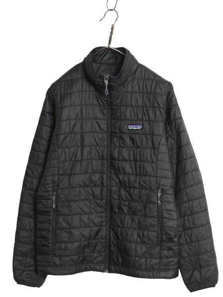 パタゴニア ナノ パフ ジャケット レディース L / 17年製 アウトドア 中綿 ナイロン キルティング フルジップ パッカブル ブルゾン 黒 軽量