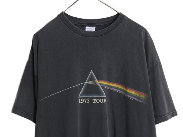 00s ピンクフロイド グラフィック プリント Tシャツ メンズ L / オールド オフィシャル バンド ロック ツアー アート ヘビーウェイト 黒