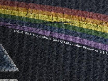 00s ピンクフロイド グラフィック プリント Tシャツ メンズ L / オールド オフィシャル バンド ロック ツアー アート ヘビーウェイト 黒