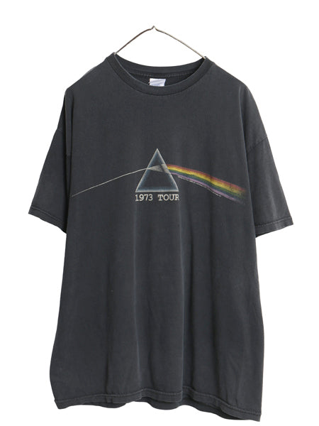 00s ピンクフロイド グラフィック プリント Tシャツ メンズ L / オールド オフィシャル バンド ロック ツアー アート ヘビーウェイト 黒