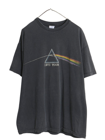 00s ピンクフロイド グラフィック プリント Tシャツ メンズ L / オールド オフィシャル バンド ロック ツアー アート ヘビーウェイト 黒