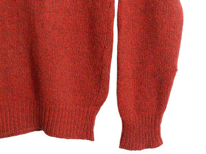 80s USA製 エルエルビーン ニット セーター メンズ L / 古着 ヴィンテージ アウトドア ウール 長袖ニット クルーネック 無地 ミドルゲージ