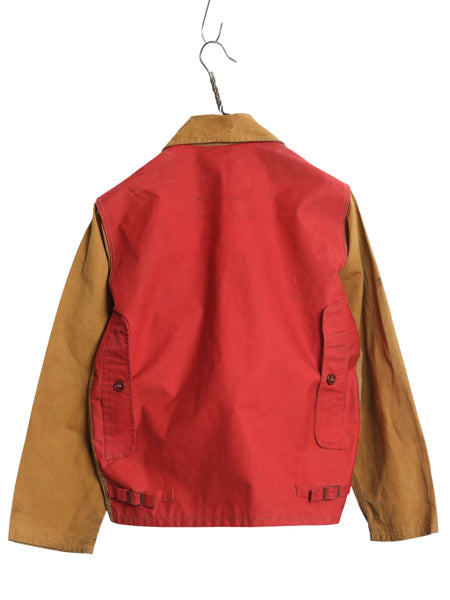50s ★ IDEAL ハンティング ジャケット メンズ M 程/ ヴィンテージ ブラウン ダック アウトドア キャンバス ライナー付き 防水 ツートン 