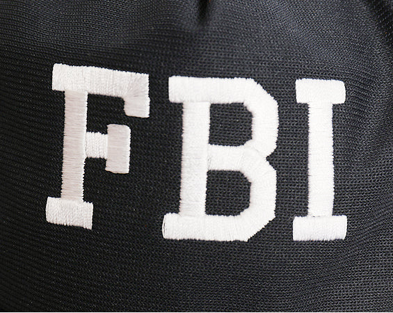 デッドストック 80s USA製 FBI 刺繍 ベースボール キャップ フリーサイズ / 未使用 ヴィンテージ トラッカー ハット シンプル 6パネル 濃紺