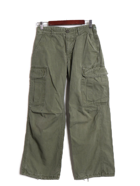 60s ★ 米軍実物 US ARMY 5th ジャングルファティーグ カーゴ パンツ XSMALL SHORT / 69年製 ヴィンテージ ミリタリー リップストップ 4th