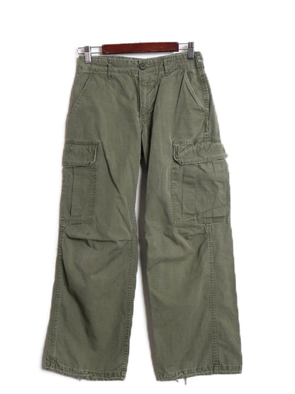 60s ★ 米軍実物 US ARMY 5th ジャングルファティーグ カーゴ パンツ XSMALL SHORT / 69年製 ヴィンテージ ミリタリー リップストップ 4th