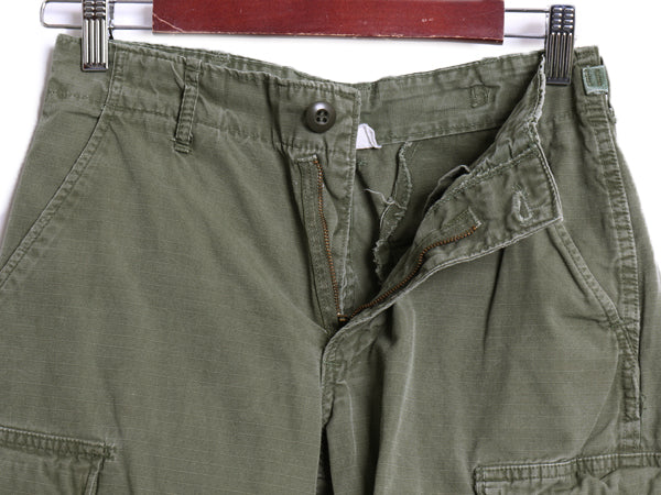 60s ★ 米軍実物 US ARMY 5th ジャングルファティーグ カーゴ パンツ XSMALL SHORT / 69年製 ヴィンテージ ミリタリー リップストップ 4th