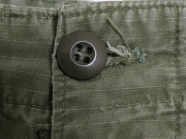 60s ★ 米軍実物 US ARMY 5th ジャングルファティーグ カーゴ パンツ XSMALL SHORT / 69年製 ヴィンテージ ミリタリー リップストップ 4th