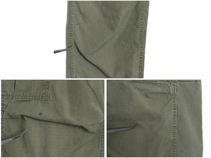 60s ★ 米軍実物 US ARMY 5th ジャングルファティーグ カーゴ パンツ XSMALL SHORT / 69年製 ヴィンテージ ミリタリー リップストップ 4th