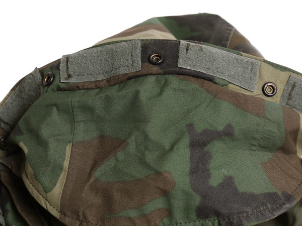 90s 米軍実物 US ARMY ECWCS ゴアテックス ウッドランドカモ 迷彩 ミリタリー ジャケット LARGE REGULAR / 1st GEN 軍物 ミリタリー マンパ
