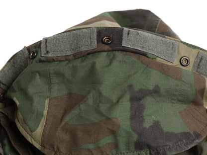 90s 米軍実物 US ARMY ECWCS ゴアテックス ウッドランドカモ 迷彩 ミリタリー ジャケット LARGE REGULAR / 1st GEN 軍物 ミリタリー マンパ