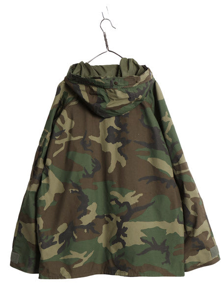 90s 米軍実物 US ARMY ECWCS ゴアテックス ウッドランドカモ 迷彩 ミリタリー ジャケット LARGE REGULAR / 1st GEN 軍物 ミリタリー マンパ