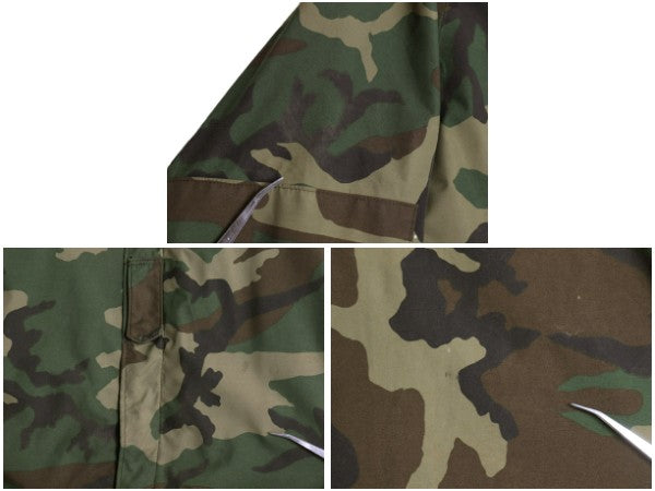 90s 米軍実物 US ARMY ECWCS ゴアテックス ウッドランドカモ 迷彩 ミリタリー ジャケット LARGE REGULAR / 1st GEN 軍物 ミリタリー マンパ