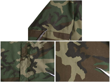 90s 米軍実物 US ARMY ECWCS ゴアテックス ウッドランドカモ 迷彩 ミリタリー ジャケット LARGE REGULAR / 1st GEN 軍物 ミリタリー マンパ