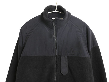 米軍実物 US NAVY ECWCS GEN2 フルジップ フリース ライナー ジャケット SMALL LONG 古着 13年製 ミリタリー USN 軍物 海軍 ジャンパー 黒