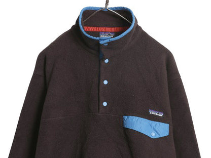 パタゴニア シンチラ スナップT メンズ M 10年製 プルオーバー フリース ジャケット ブルゾン ジャンパー アウトドア ハイネック シンプル