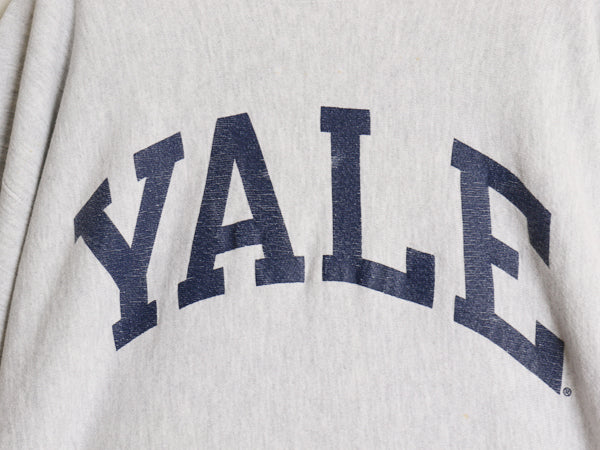 90s ★ チャンピオン リバースウィーブ YALE プリント スウェット メンズ XXL / オールド カレッジ トレーナー 霜降り 灰 大きいサイズ 2XL