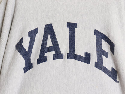 90s ★ チャンピオン リバースウィーブ YALE プリント スウェット メンズ XXL / オールド カレッジ トレーナー 霜降り 灰 大きいサイズ 2XL