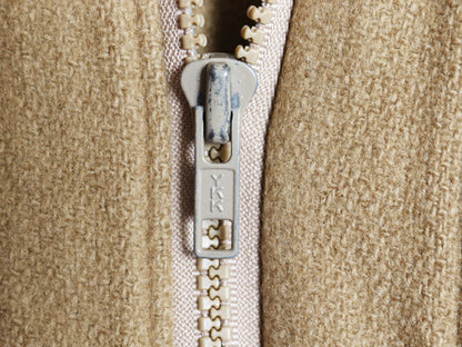 80s エルエルビーン 中綿 ウール ジャケット メンズ L 程/ ヴィンテージ メルトン ブルゾン チェック ライナー付き フルジップ ジャンパー